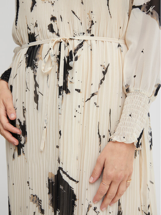 Fransa Fransa Nyári ruha 20612039 Bézs Regular Fit
