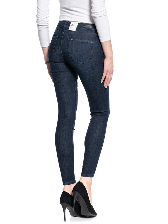 Lee Lee Jeansy SCARLETT Niebieski Skinny Fit