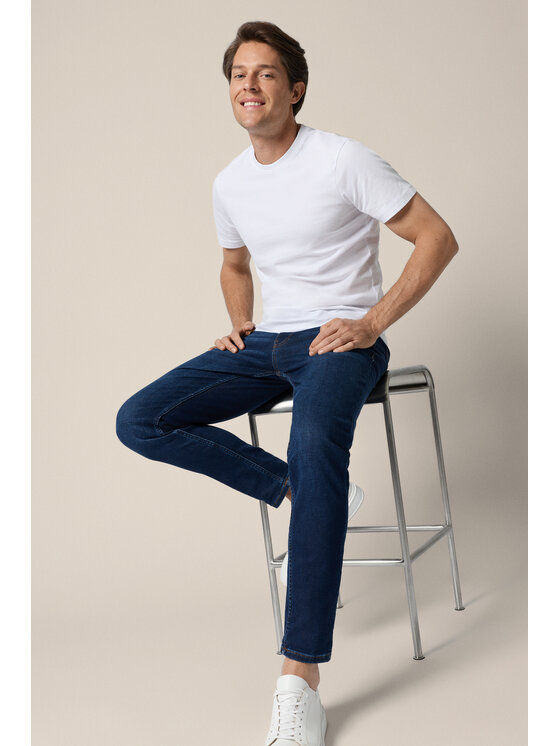 Lancerto Lancerto T-Shirt Blaine TS073126000010 Biały Regular Fit