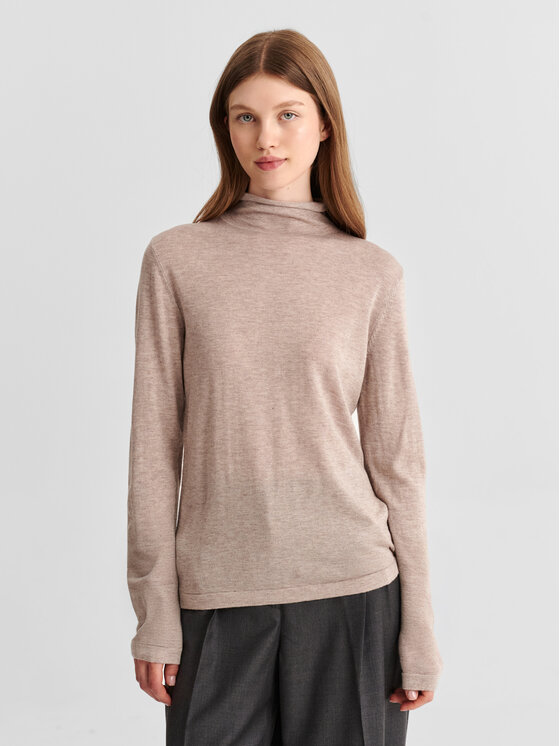 TATUUM TATUUM Sweter NEKORI 1 Beżowy Classic Fit
