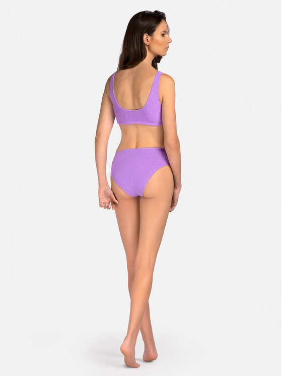 Miss Lou Miss Lou Bikini pezzo sotto D-SP2-FL Viola
