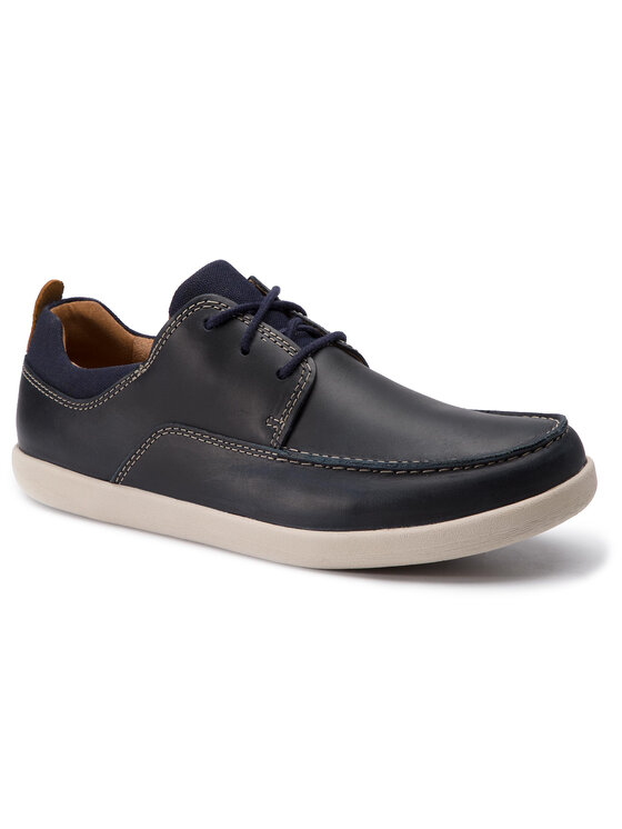 Clarks Clarks Pusbačiai Un Lisbon Lace 261416077 Tamsiai mėlyna