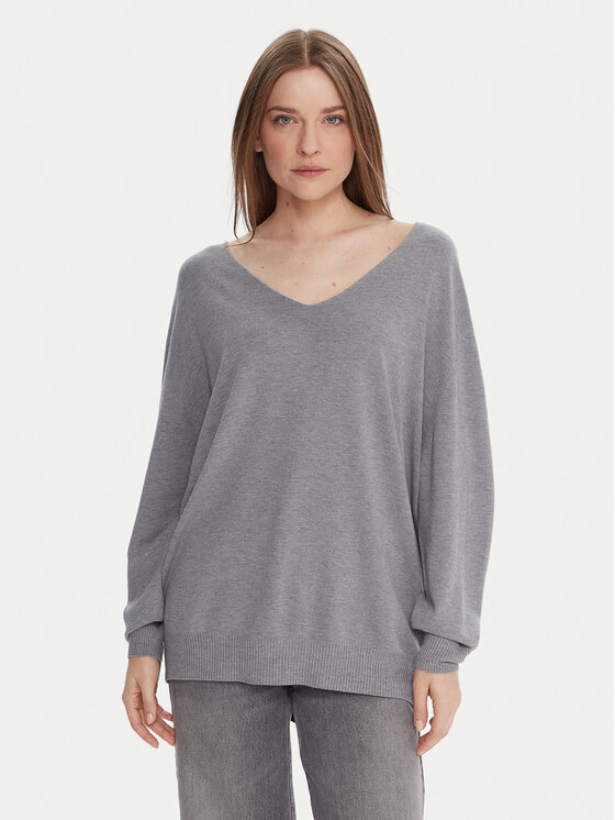 Kontatto Kontatto Maglione 3M0815C Grigio Relaxed Fit