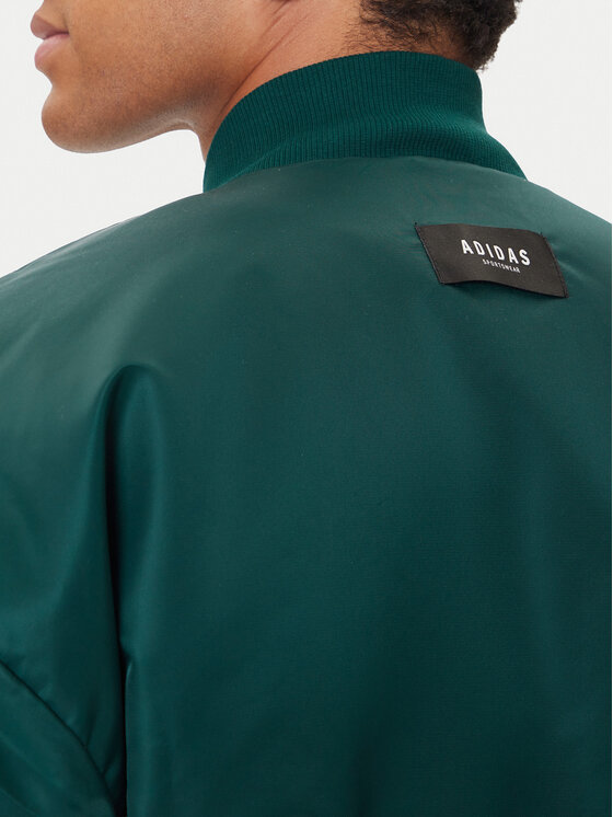 adidas adidas Bunda bomber Stadium JX5637 Zelená Loose Fit