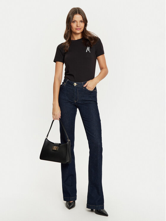 Marciano Guess Marciano Guess T-krekls 4BGI15 6008A Melns Regular Fit