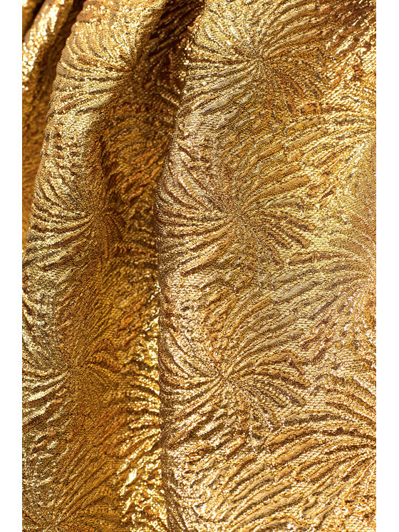 Epuzer Epuzer Sukienka wieczorowa Gold brocade Złoty Standard Fit