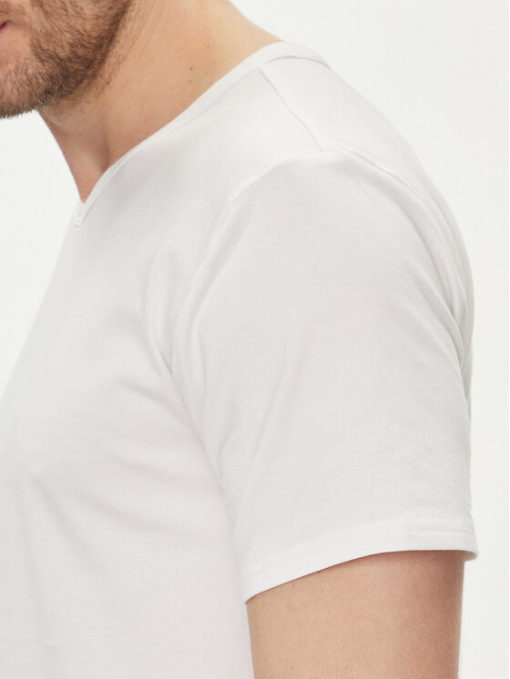 Tommy Hilfiger Tommy Hilfiger Σετ 3 T-Shirts UM0UM03137 Λευκό Regular Fit