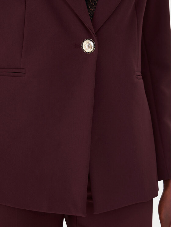 Maryley Maryley Suknjič 25IB187/M06/43BU Bordo rdeča Regular Fit