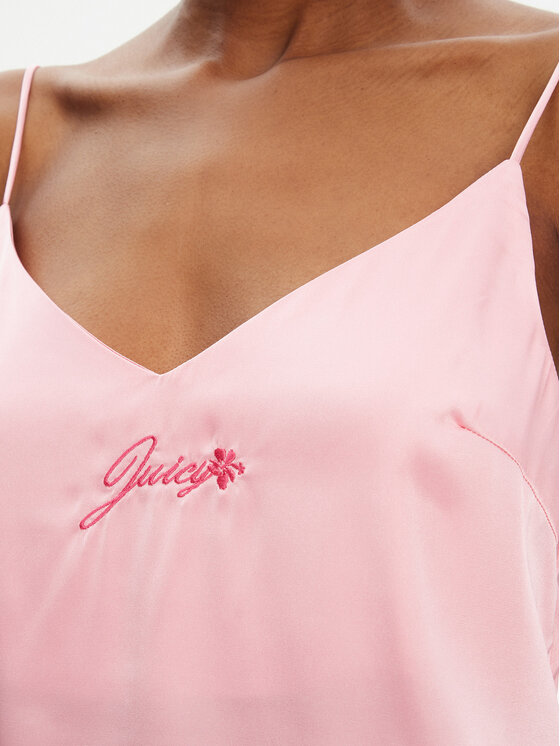 Juicy Couture Juicy Couture Koszulka piżamowa JCLCT125511 Różowy Regular Fit