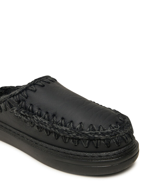 Mou Mou Papuče Eskimo Bold Clog FW411010B Crna