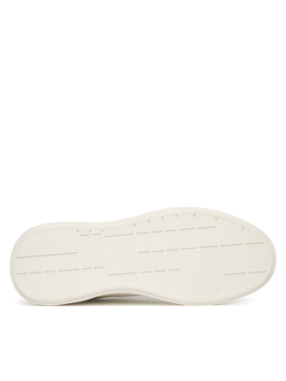 Calvin Klein Calvin Klein Sneakersy Chunky Cupsole Lace Up Lth Met YW0YW01948 Biela