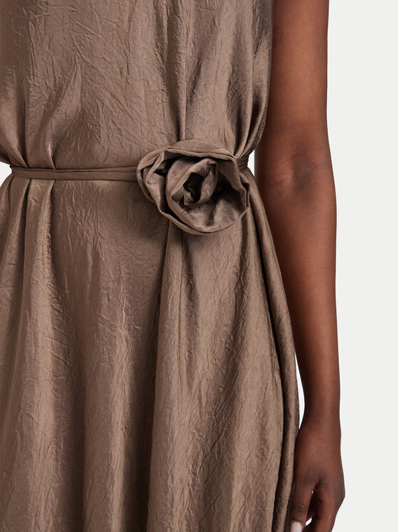 Marella Marella Sommerkleid Alcool 2613221015 Beige Regular Fit