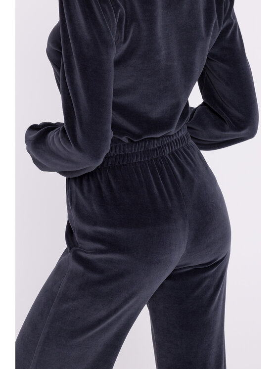 Made of Emotion Made of Emotion Culottes nohavice M830 Čierne rhodiované Wide Leg