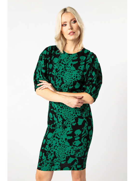 QUIOSQUE QUIOSQUE Každodenné šaty 4LD011955 Zelená Regular Fit
