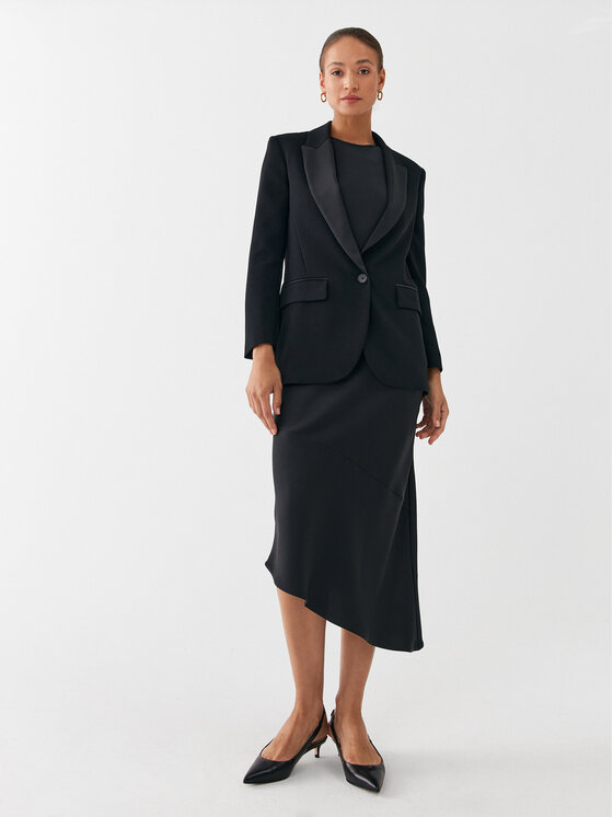 Marella Marella Koktel haljina Caprera 2332260333 Crna Regular Fit