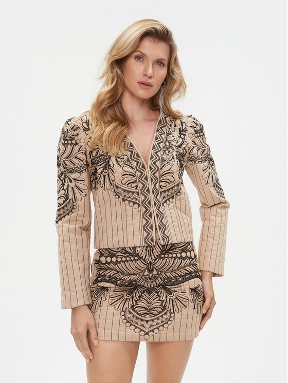TWINSET Sacou 232TP2670 Bej Regular Fit