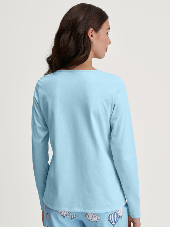 Calida Calida Longsleeve 15193 Niebieski Regular Fit