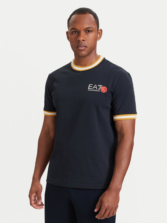 EA7 Emporio Armani Tricou 7M002131 AF12957 UB109 Bleumarin Regular Fit