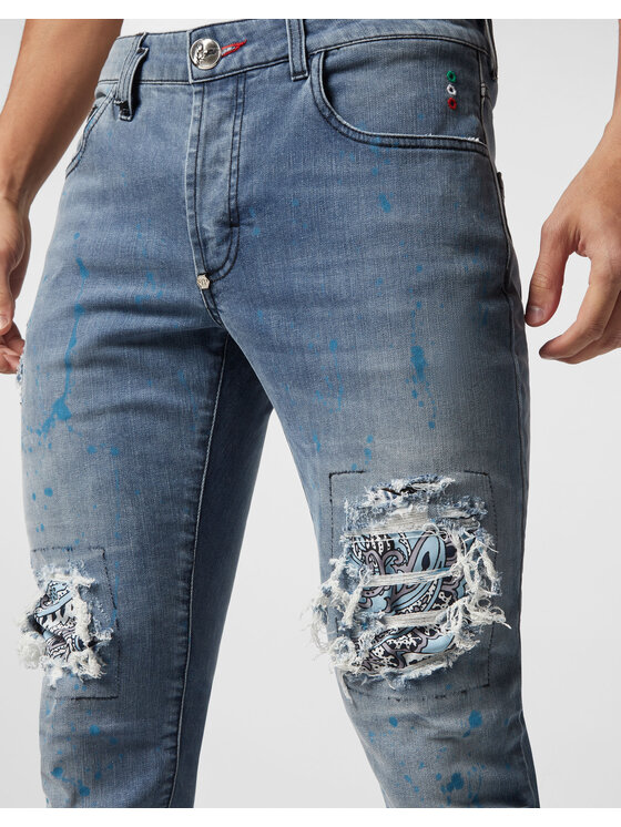 PHILIPP PLEIN PHILIPP PLEIN Jeans 5635 Azzurro chiaro Straight Leg