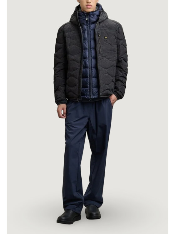 Blauer Blauer Giubbotto piumino WAVE Nero Egg Fit