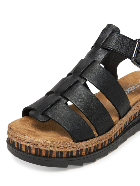 Rieker Rieker Sandalen V7904-00 Schwarz