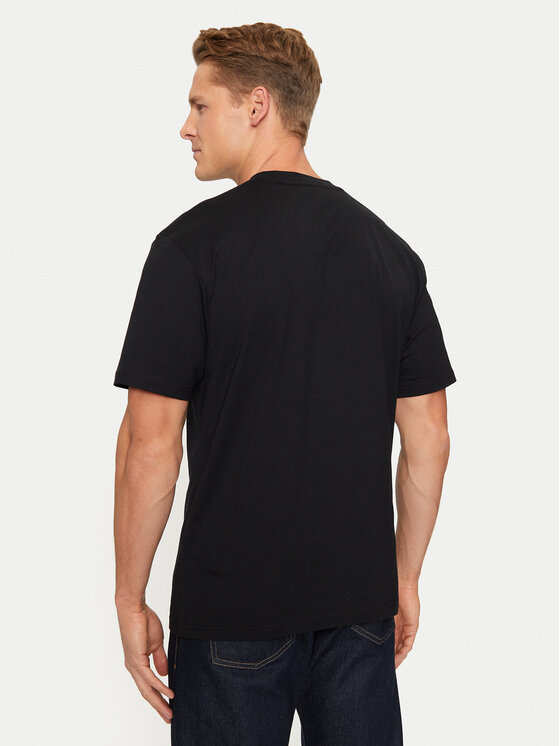 Just Cavalli Just Cavalli T-shirt 77OAHE25 Crna Regular Fit