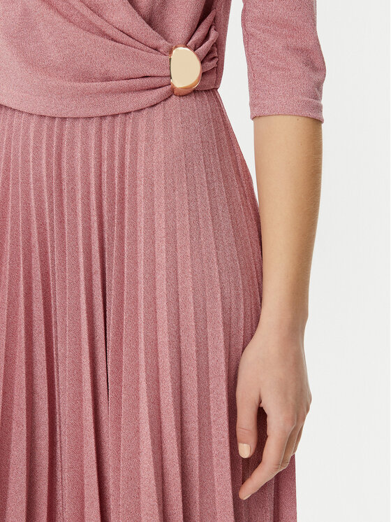 Rinascimento Rinascimento Коктейльна сукня CFC0122980003 Рожевий Regular Fit