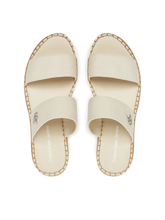 Calvin Klein Jeans Calvin Klein Jeans Espadrilles Sporty Rope Mg Lth Webbing YW0YW01704 Bézs