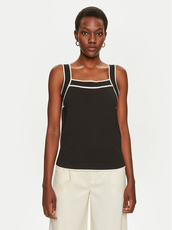 Boss Top Flimi 50518362 Čierna Regular Fit