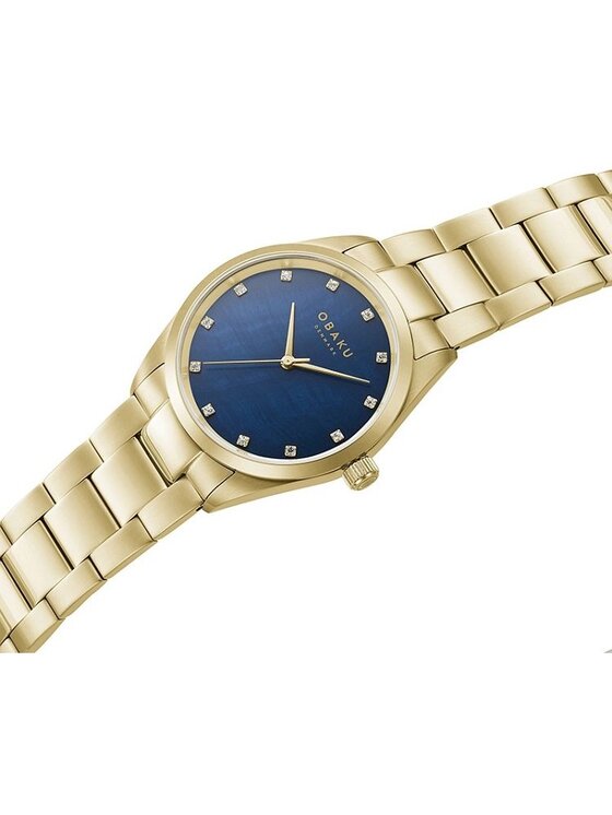 Obaku Obaku Hodinky V263LXGLSG Zlatá