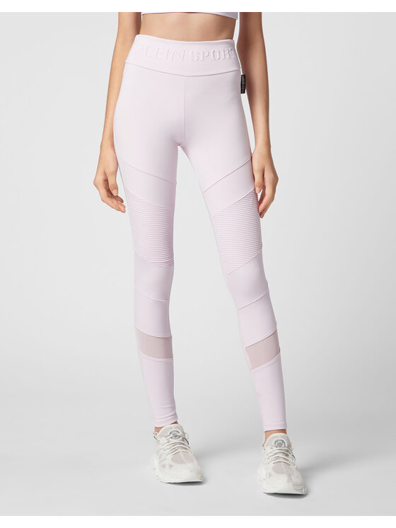 Plein Sport Plein Sport Legginsy 1697 Fioletowy Active Fit