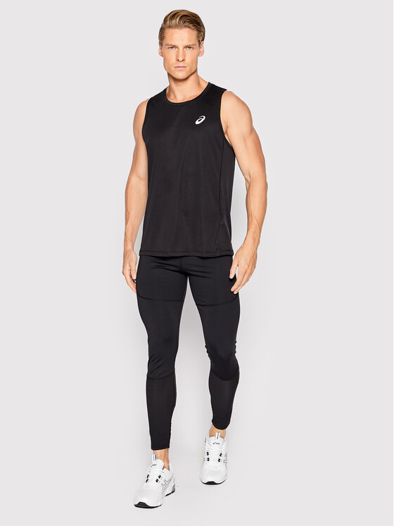 Magliette asics nera discount
