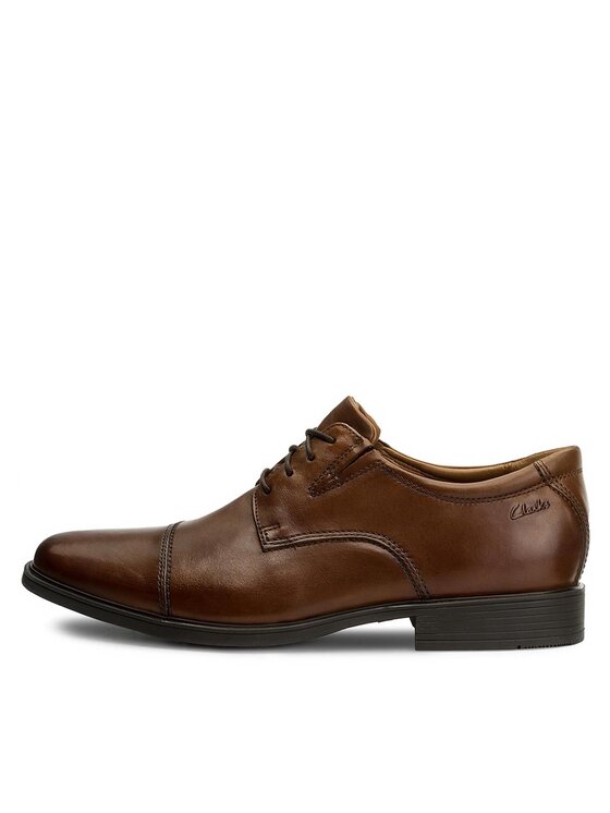 Clarks Clarks Nizki čevlji Tilden Cap 261300967 Rjava