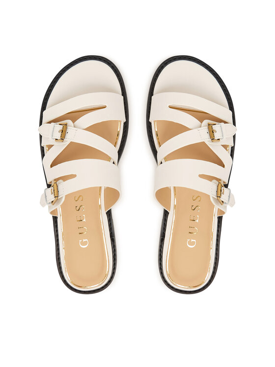 Guess Guess Ciabatte FLJGRY LEA03 Bianco