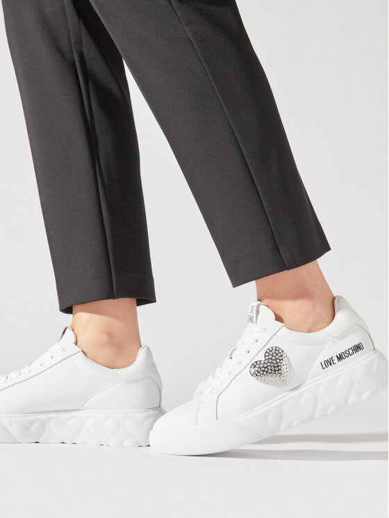 LOVE MOSCHINO Sneakers JA15014G1IIA0100 Alb | Modivo.ro