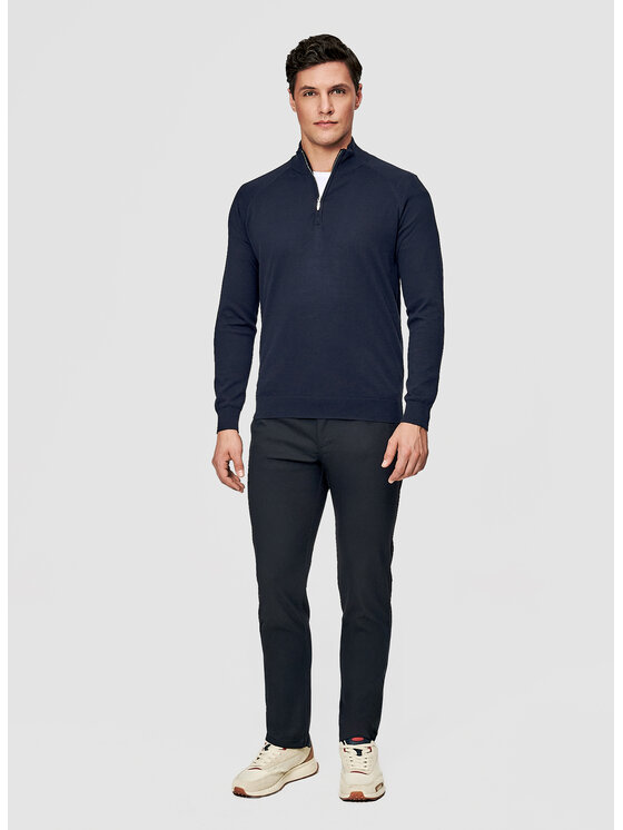 Pako Lorente Pako Lorente Sweter P26SF-2X-007 Granatowy Classic Fit