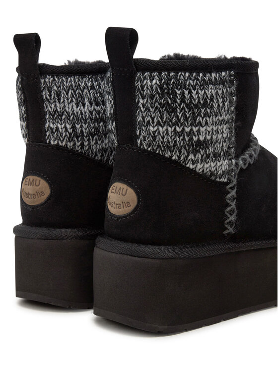 EMU Australia EMU Australia Schneeschuhe Stinger Knit Flatform W13143 Schwarz