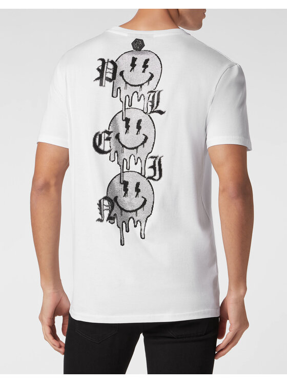 PHILIPP PLEIN PHILIPP PLEIN Tričko 15125 Biela Regular Fit