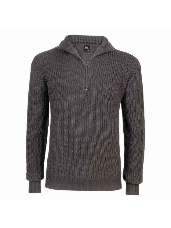 Brandit Brandit Sweter 5019.5 Szary Regular Fit