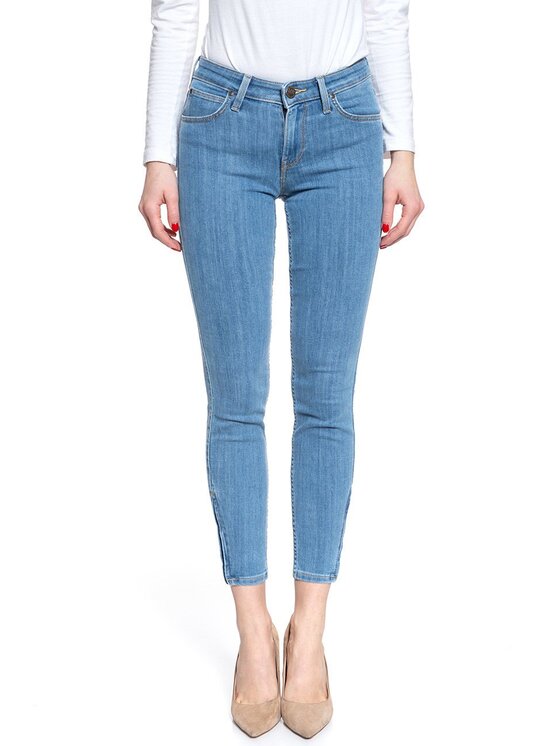 Lee Lee Jeans SCARLETT CROPPED Blu Skinny Fit