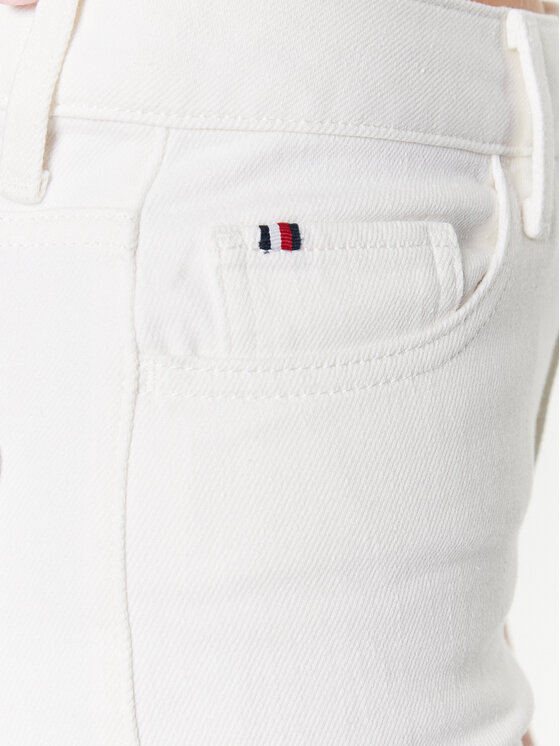 Tommy Hilfiger Tommy Hilfiger Traperice WW0WW38518 Bijela Relaxed Fit