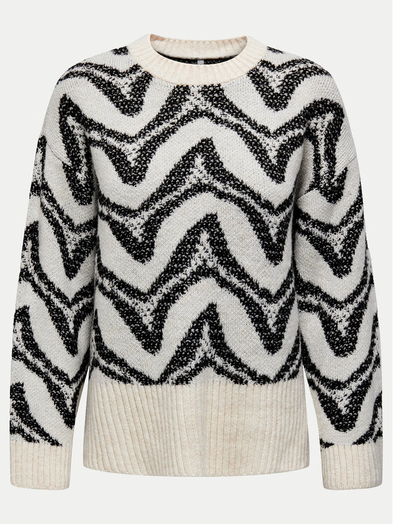 ONLY ONLY Пуловер Jane 15332157 Бежов Regular Fit
