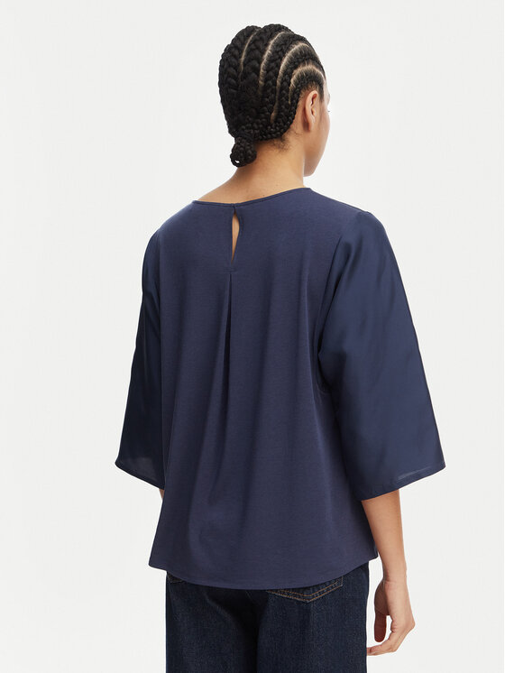 Weekend Max Mara Weekend Max Mara Bluzka Fastoso 2615941032 Granatowy Relaxed Fit