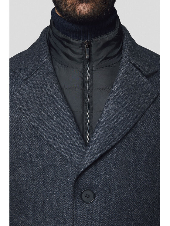 Lancerto Lancerto Płaszcz zimowy Berno KU073224000004 Szary Regular Fit