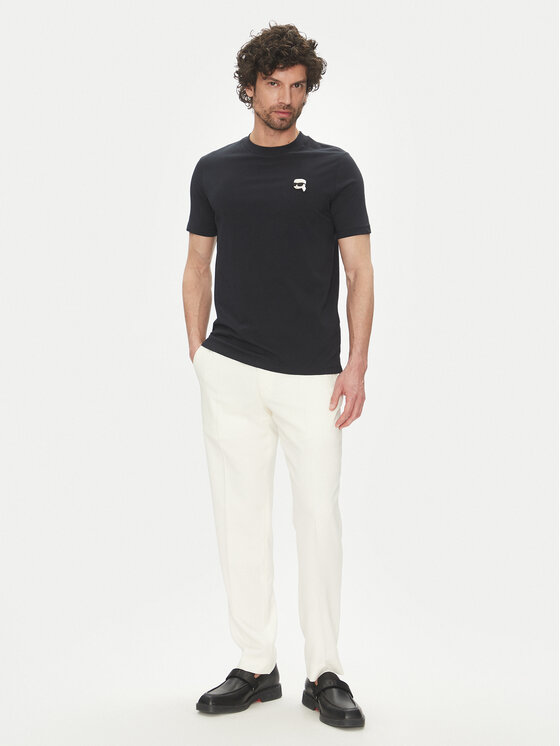 KARL LAGERFELD KARL LAGERFELD T-Shirt 755710 552224 Tmavomodrá Regular Fit