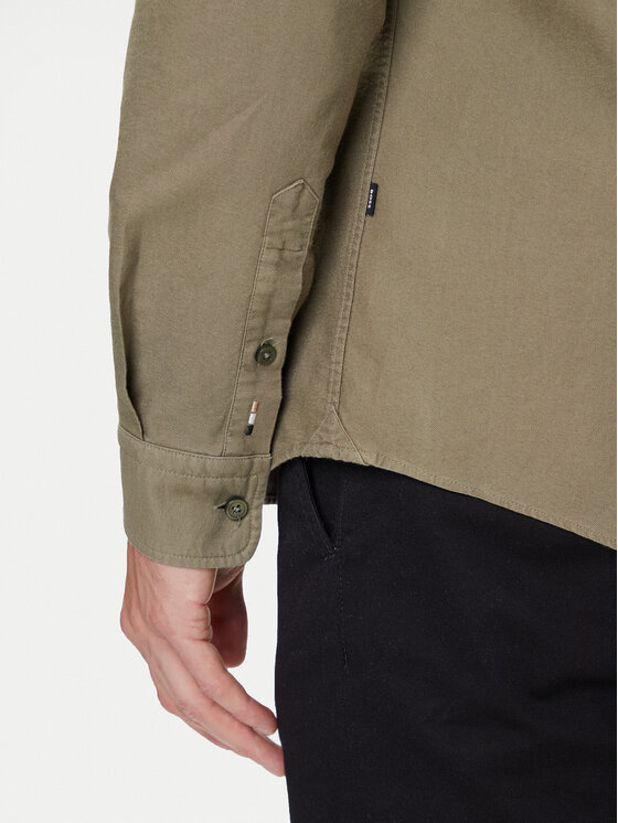 BOSS BOSS Koszula H-Roan 50544917 Zielony Slim Fit