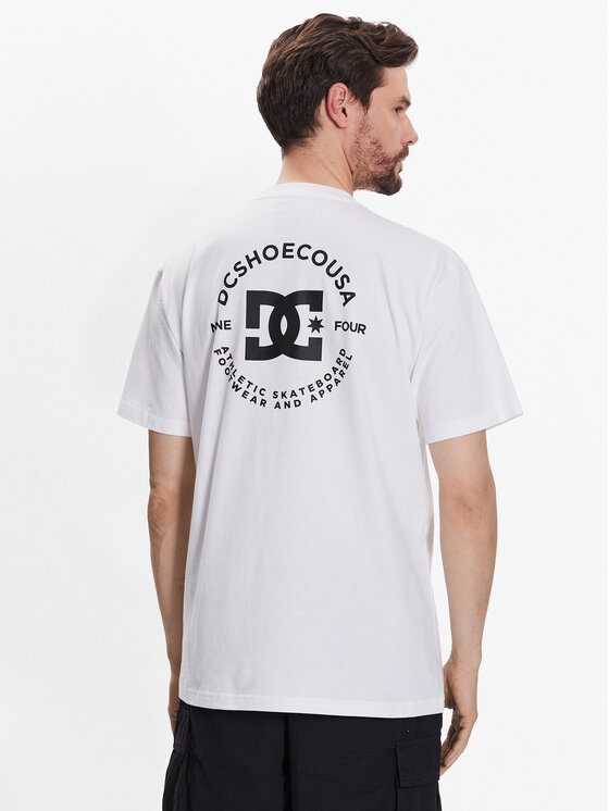 DC Shoes DC Shoes Тишърт Star Pilot ADYZT04991 Бял Relaxed Fit