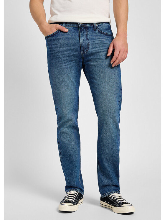 Lee Lee Jeansy WEST Niebieski Regular Fit