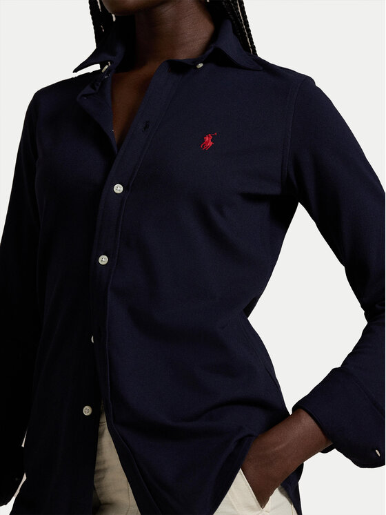 Polo Ralph Lauren Polo Ralph Lauren Košulja 211924258012 Tamnoplava Slim Fit