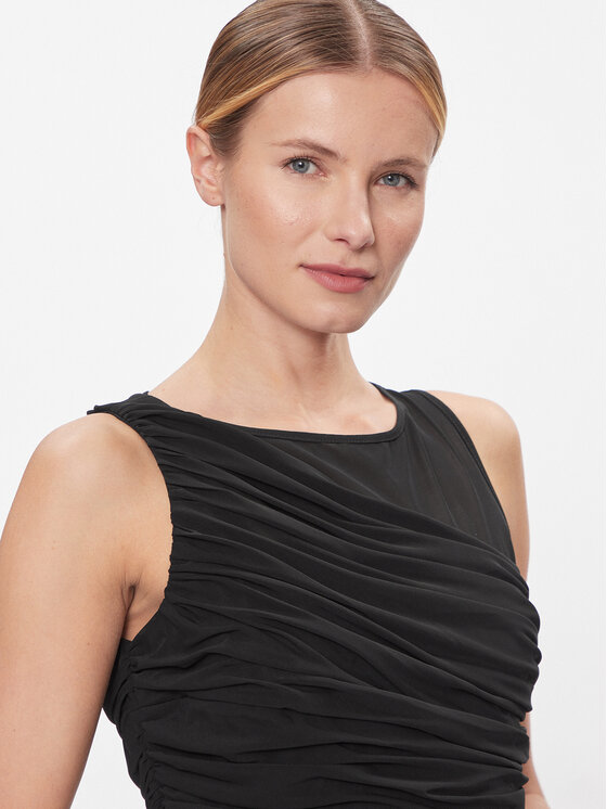 DKNY DKNY Φόρεμα κοκτέιλ DD3KP365 Μαύρο Regular Fit